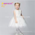 china nouveau design blanc coton robes occidentales parti robes de princesse complète pour les enfants